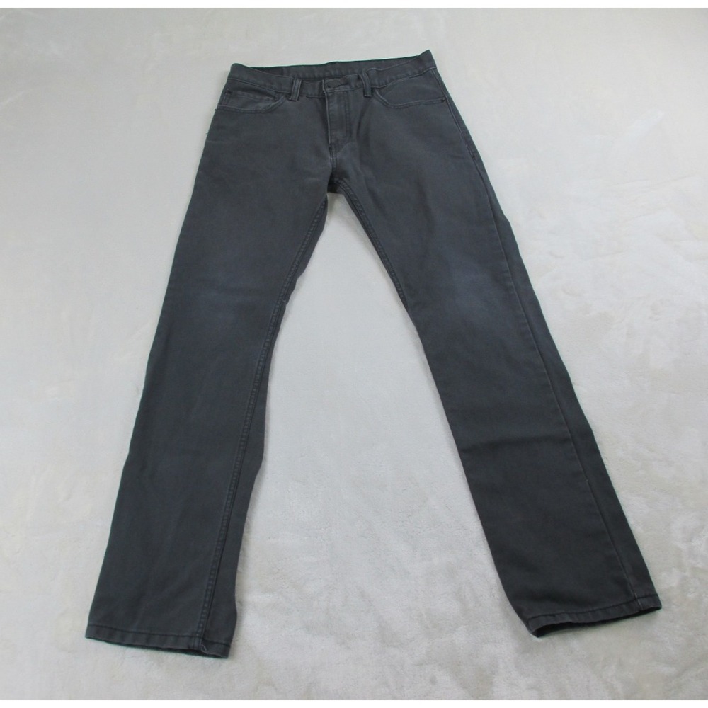 Levi's 511 Pants Boys 18 Regular Gray Denim Jeans Skinny Pockets Youth Kid 29X29